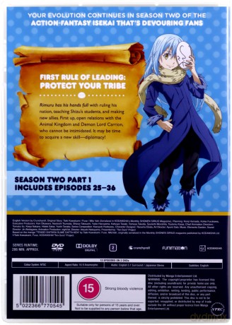That Time I Got Reincarnated As A Slime Season 2 Part 1 (That Time I Got Reincarnated as a Slime) [2DVD]