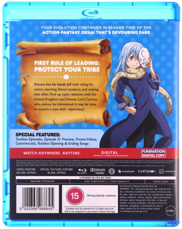 That Time I Got Reincarnated As A Slime Season 2 Part 1 (That Time I Got Reincarnated as a Slime) [2xBlu-Ray]