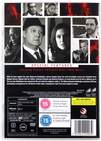 The Blacklist Season 8 (Czarna lista) [DVD]