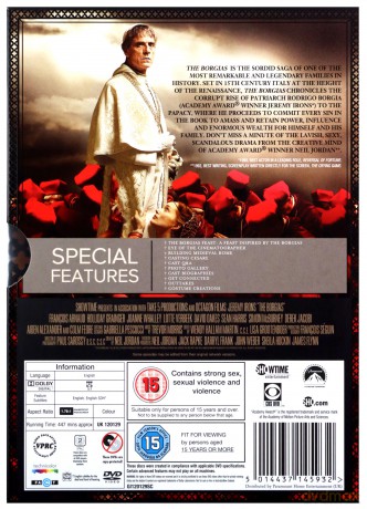 The Borgias Season 1 (Rodzina Borgiów) [3DVD]