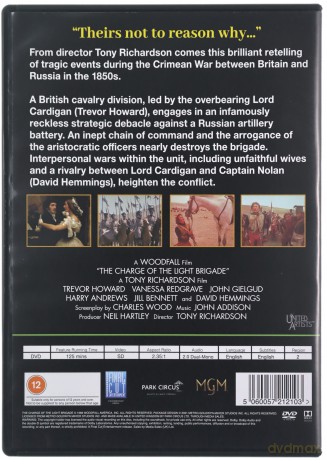 The Charge of the Light Brigade (Szarża lekkiej brygady) [DVD]