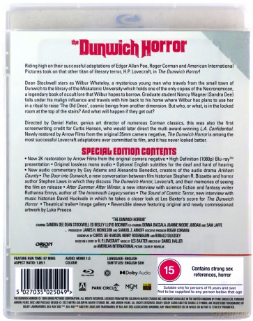 The Dunwich Horror (Horror w Dunwich) [Blu-Ray]