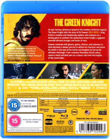 The Green Knight (Zielony rycerz) [Blu-Ray]