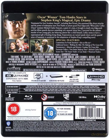 The Green Mile (Zielona mila) [Blu-Ray 4K]+[Blu-Ray]