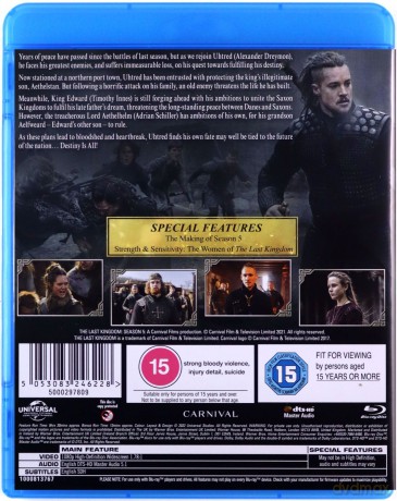 The Last Kingdom Season 5 (Upadek królestwa) [Blu-Ray]