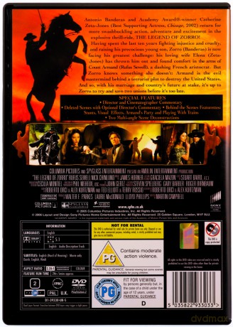 The Legend Of Zorro (Legenda Zorro) [DVD]