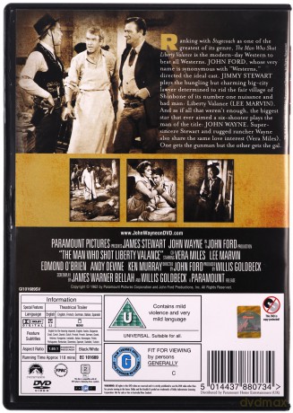 Człowiek, który zabił Liberty Valance'a [DVD]