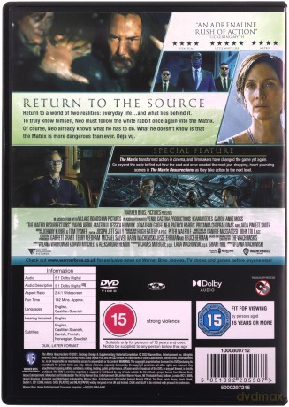 The Matrix Resurrections (Matrix: Zmartwychwstania) [DVD]