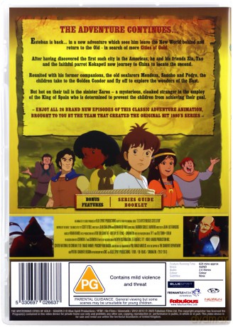 The Mysterious Cities Of Gold Season 2 - The Adventure Continues (Tajemnicze złote miasta) [4DVD]