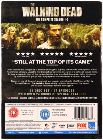 The Walking Dead Season 1-5 (The Walking Dead) [21DVD]