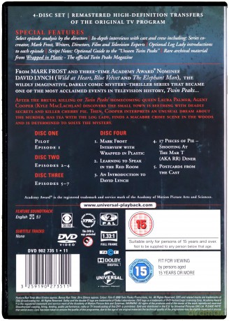Twin Peaks Season 1 (Twin Peaks) [4DVD]