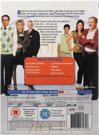 Ugly Betty Season 2 (Brzydula Betty) [5DVD]