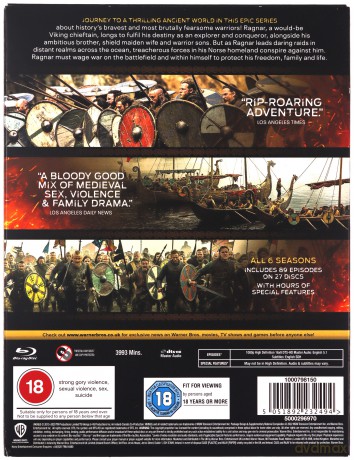 Vikings Seasons 1-6 Complete Collection (Wiking) [21xBlu-Ray]