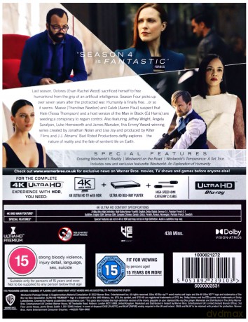 Westworld Season 4 (Westworld) [3xBlu-Ray 4K]
