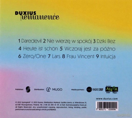 Duxius: Remanence [CD]