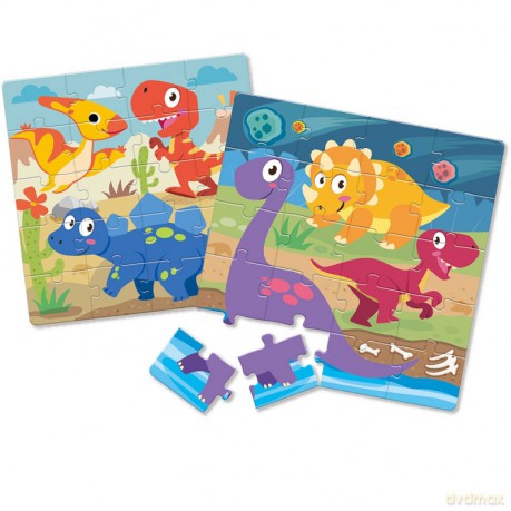 ASKATO magnetyczne 20 el. - Dinozaury [PUZZLE]