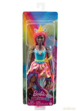 Lalka Jednorożec czerwone włosy Barbie Dreamtopia