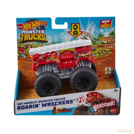 Pojazd Monster Trucks Roarin Wreckers 5 Alarm Pojazd bohater 1:43 światła i dźwięki