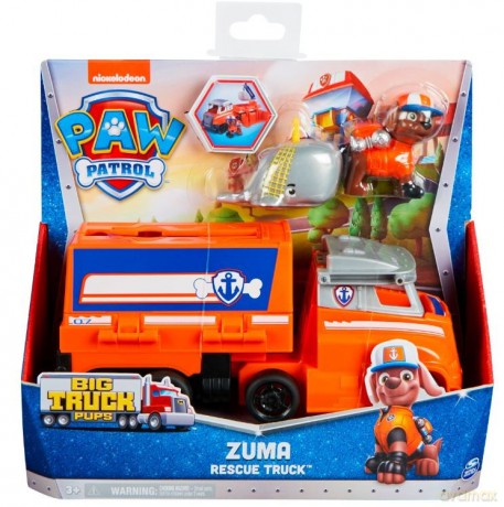 Pojazd z figurką Psi Patrol Big Truck Pups Zuma