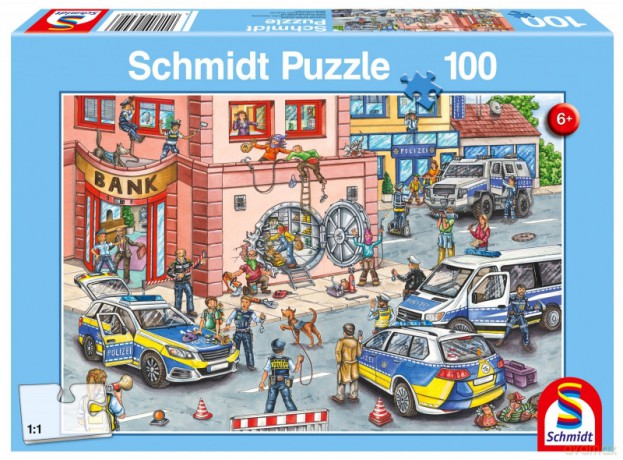 SCHMIDT 100 el. Policyjna akcja [PUZZLE]
