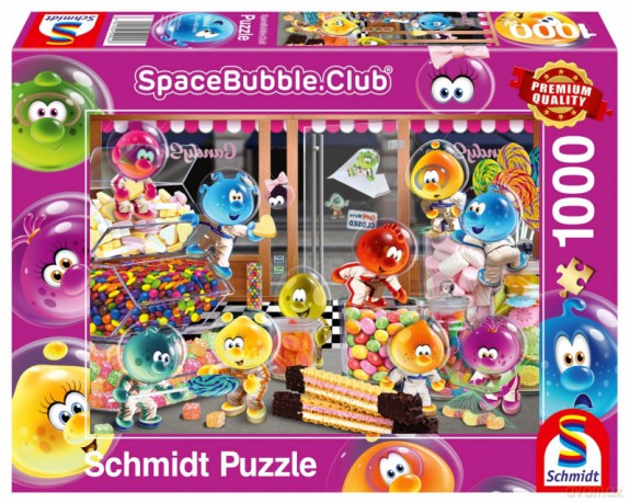 SCHMIDT Premium Quality 1000 el. SpaceBubble W sklepie ze słodyczami [PUZZLE]