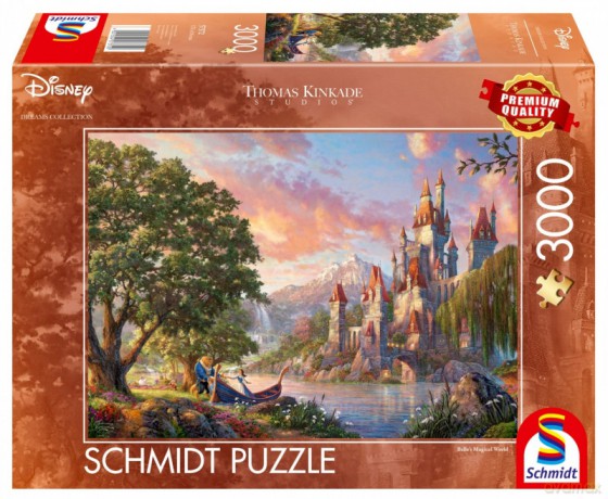 SCHMIDT Premium Quality 3000 el. Thomas Kinkade Piękna i Bestia [PUZZLE]