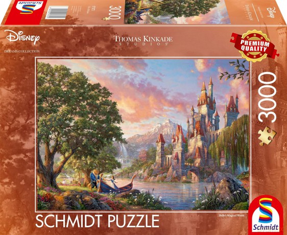 SCHMIDT Premium Quality 3000 el. Thomas Kinkade Piękna i Bestia [PUZZLE]