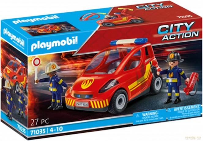 PLAYMOBIL Zestaw figurek City Action 71035 Mały samochód strażacki