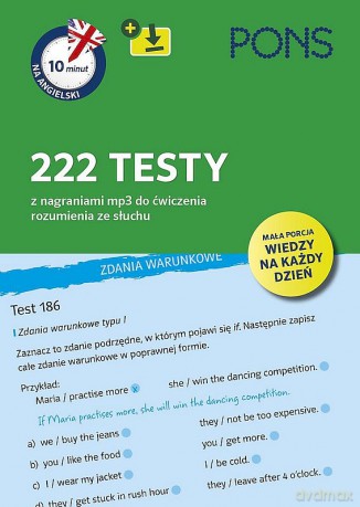 10 minut na angielski 222 testy z nagraniami mp3 do ćwiczenia rozumienia ze słuchu A1/A2 [KSIĄŻKA]