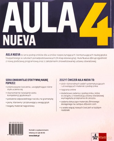 Aula Nueva 4 Język hiszpański zeszyt ćwiczeń [KSIĄŻKA]