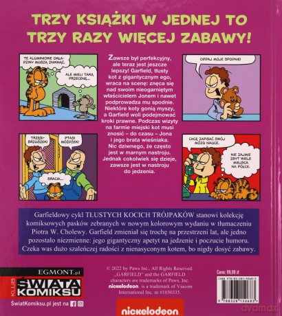 Garfield. Tłusty koci trójpak (Tom 13) - Jim Davis [KOMIKS]