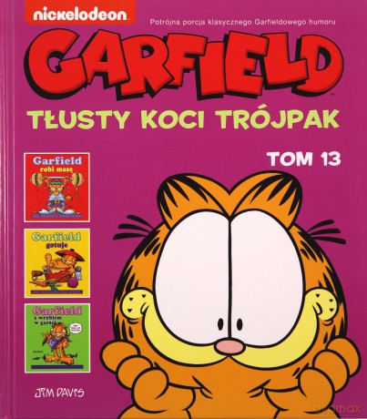 Garfield. Tłusty koci trójpak (Tom 13) - Jim Davis [KOMIKS]