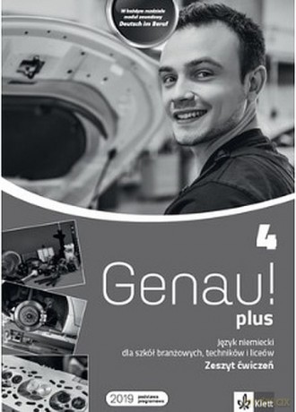 Genau plus 4 Język niemiecki Ćwiczenia + kod dostępu [KSIĄŻKA]