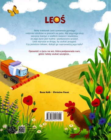 Leoś. Mały traktorek znajduje szczęście - Suza Kolb [KSIĄŻKA]