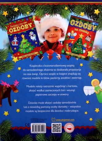 Modele z papieru dla dzieci. Szopka bożonarodzeniowa [KSIĄŻKA]