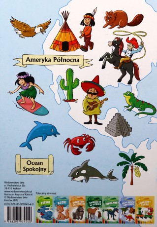 Moja kolorowanka Atlas świata [KSIĄŻKA]