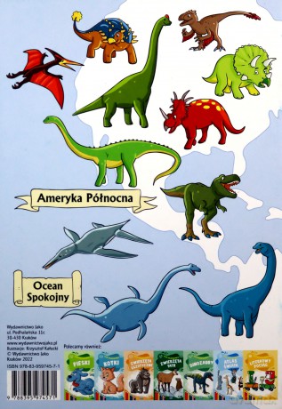 Moja kolorowanka Atlas świata Dinozaury [KSIĄŻKA]
