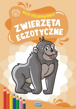 Moja kolorowanka Zwierzęta egzotyczne [KSIĄŻKA]