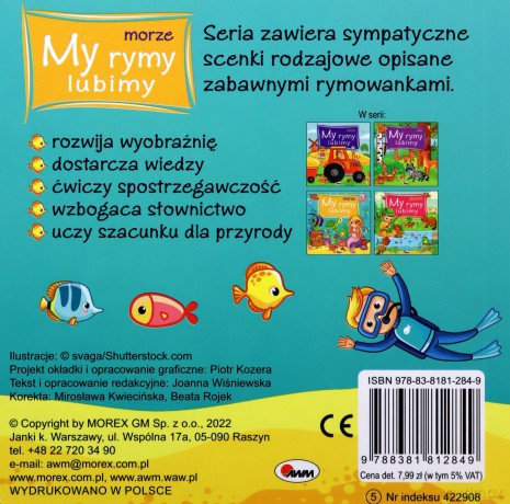 My rymy lubimy MORZE - Joanna Wiśniewska [KSIĄŻKA]