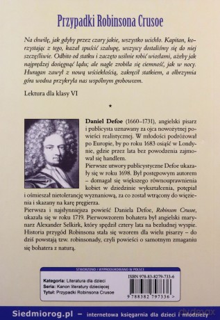 Przypadki Robinsona Crusoe - Daniel Defoe [KSIĄŻKA]