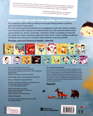 Pucio i ćwiczenia z mówienia, czyli nowe słowa i zdania - Marta Galewska-Kustra [KSIĄŻKA]