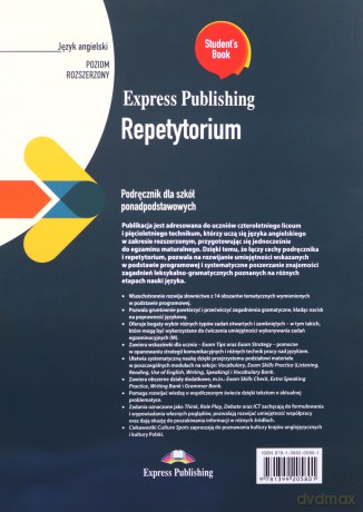 Repetytorium Student's book Język angielski podręcznik dla szkół ponadpodstawowych zakres rozszerzony wersja 2 - Cathy Dobb, Ken Lackman, Jenny Dooley [KSIĄŻKA]