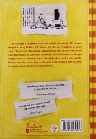 Ubaw po pachy. Dziennik cwaniaczka (Tom 4) - Jeff Kinney [KSIĄŻKA]