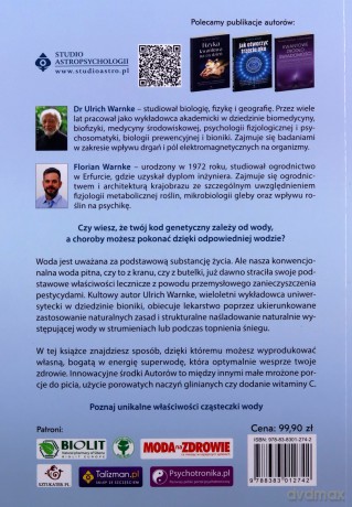 Woda bioniczna. Supercząsteczka, która przywróci zdrowie twoim komórkom - Ulrich Warnke, Florian Warnke [KSIĄŻKA]