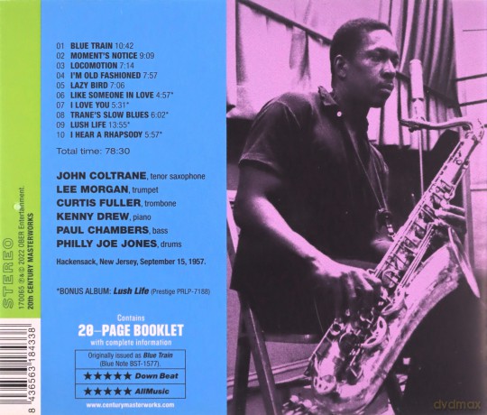 John Coltrane: Blue Train + Bonus Album: Lush Life [CD]