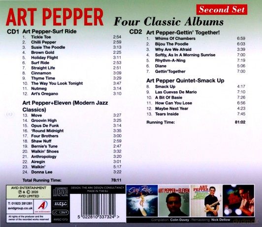 Art Pepper: Four Classic Albums [2CD]
