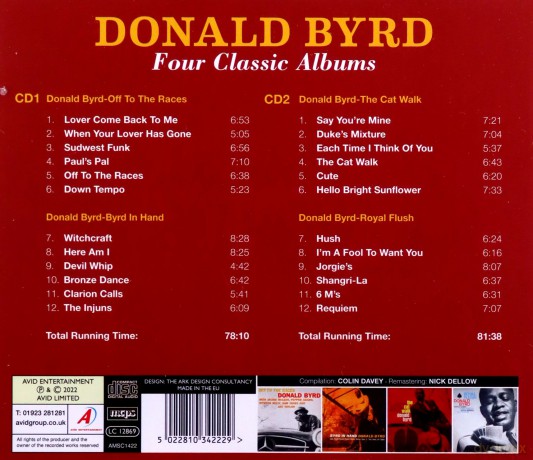 Donald Byrd: Four Classic Albums [2CD]
