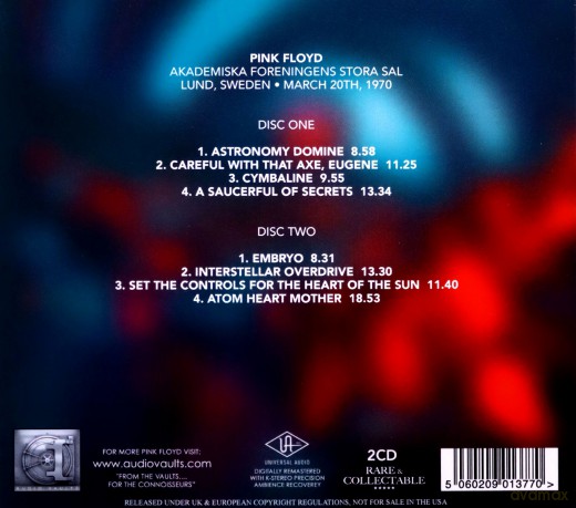 Pink Floyd: Lund 1970 [2CD]