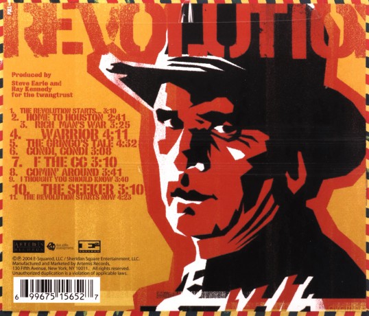 Steve Earle: Revolution Starts Now [CD]