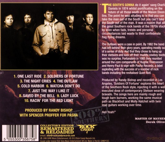 Outlaws: Soldiers Of Fortune [CD]